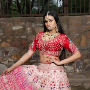 Womens traditional dress lehenga