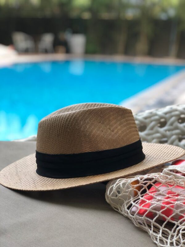 Jute cotton hat