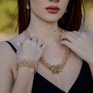 Golden necklaces