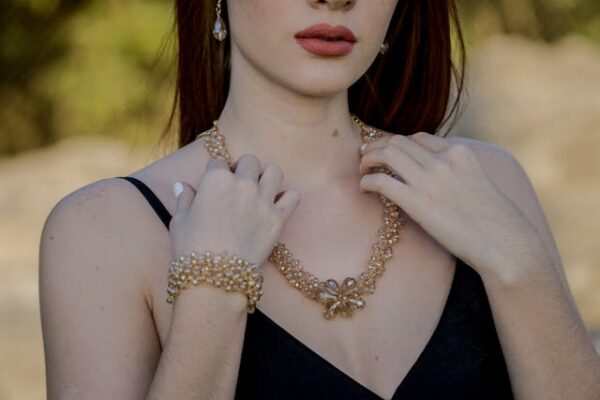 Golden necklaces