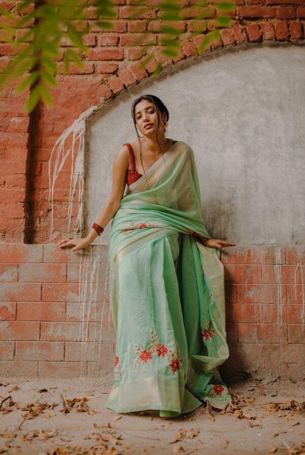 Dotted sarees